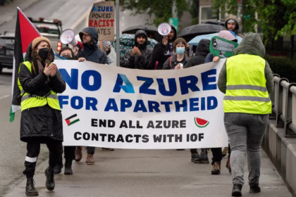 Microsoft fires four workers for on-site protests