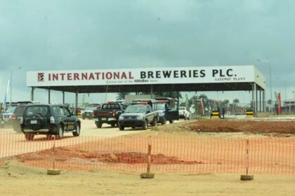 Photo: International Breweries Plc Headquarters Building.